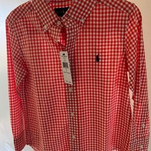 Ralph Lauren kids button up long sleeve